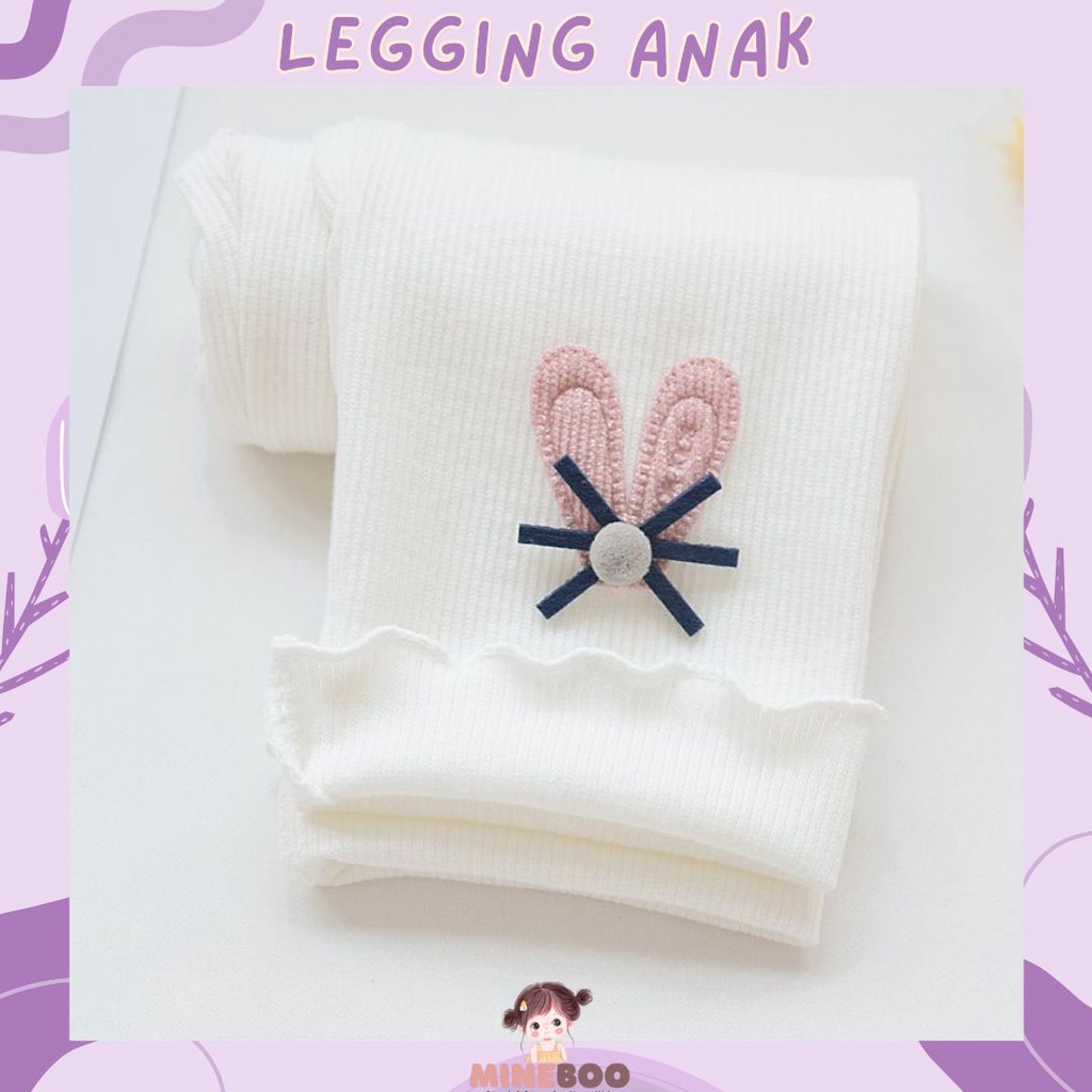 mineboo - LEGGING PRINCESSBUNNY legging anak perempuan bahan adem/legging import PART2