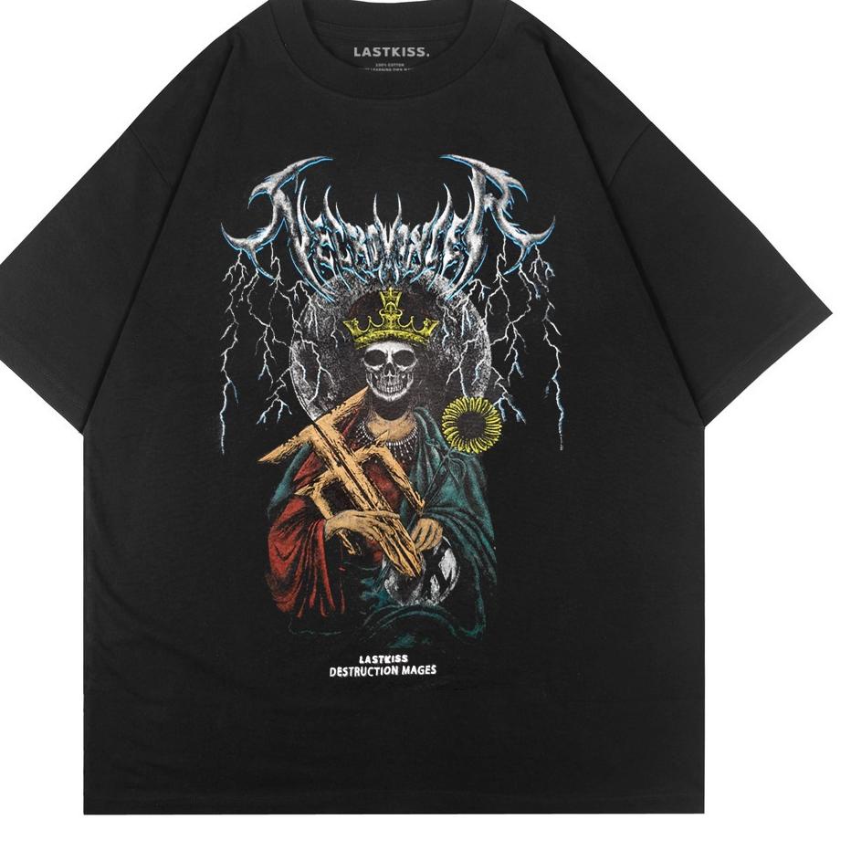 ☝ LASTKISS Tshirt Necromancer Black Tees ☇