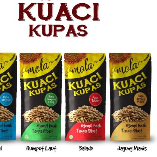 

✱ 8 pc Mola Kuaci Kupas Panggang / Biji Matahari / Sunflower Seed ⅍