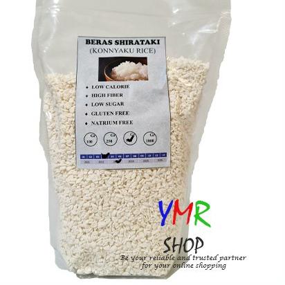 

♛ Beras Shirataki 500Gr Sirataki Shiratake Konnyaku Konyaku Nasi Rice Untuk Diet Porang Murah ♚