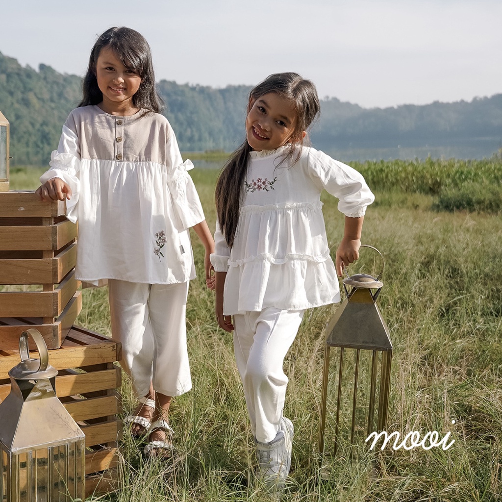 PROMO 7.7 PROMO BAJU LEBARAN MURAH MOOI EDISI LEBARAN MILA MUSLIM TUNIK / MAIRA TUNIK SET SETELAN TUNIK ANAK PEREMPUAN FASHION BAJU LEBARAN ANAK