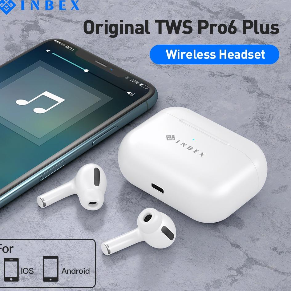 12.12 FLASH SALE INBEX  TWS Wireless Earphone M8 headphone Bluetooth 5.0 Touch Sensor Dengan Mikrofo