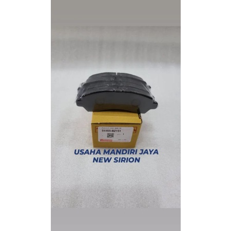 KAMPAS REM DEPAN-BRAKE PAD FRONT DAIHATSU SIRION NEW 04465-BZ151