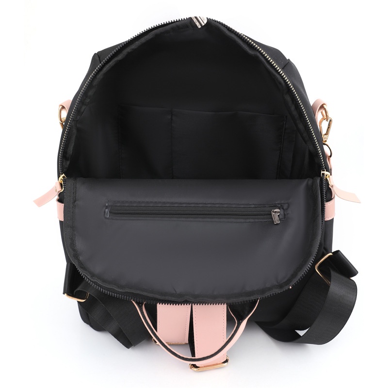 TAS RANSEL WANITA BACKPACK ANTI AIR HITAM ROSMIA TA736B5 IMPORT CEWEK KOREA GENDONG PUNGGUNG SEKOLAH KULIAH KERJA PREMIUM REMAJA KEKINIAN LUCU BRANDED BATAM