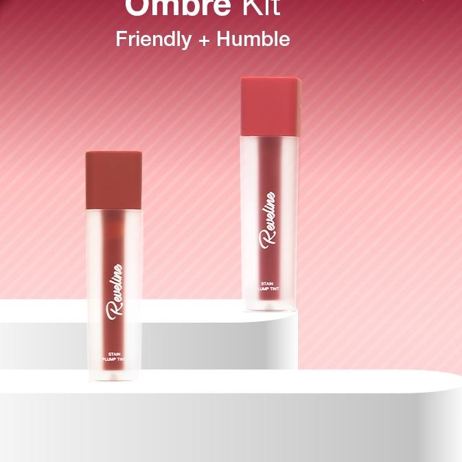 ✼ REVELINE Purefect Ombre (Plump Tint  Humble + Friendly) ✲