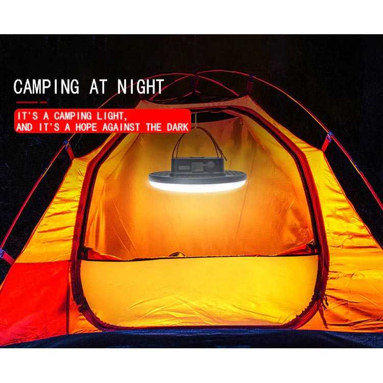 Lampu Senter Camping Lantern Emergency Lamp 8400 mAh 60 LED 30 W