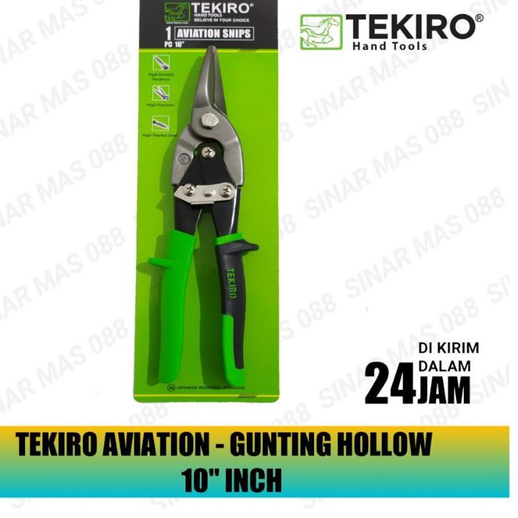 ۩ TEKIRO AVIATION SNIPS 10" INCH - GUNTING BAJA RINGAN - GUNTING HOLO - GUNTING SENG ➨