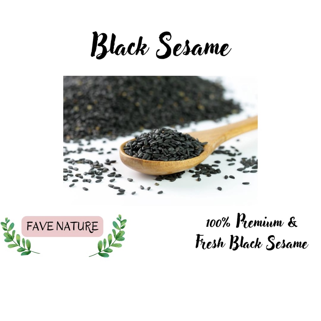 

Black Sesame Seed/Wijen Hitam Premium 500gr