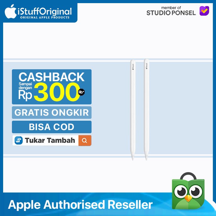 Terlaris Apple Pencil 2Nd Gen Ipad Pro 2021 M1 2020 / Ipad Air Apple Pencil 2