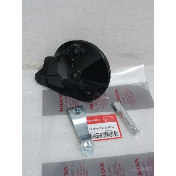 Tutup tromol belakang plus as paha, paha rem honda revo absolute blade KWB hitam
