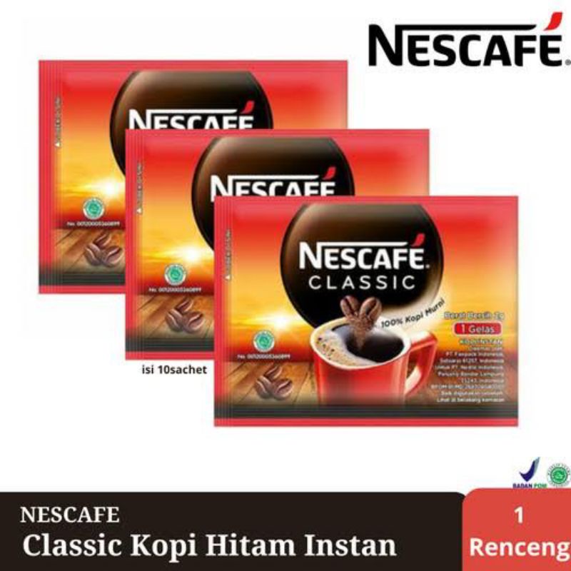 

Nescafe Coffee Classic 10x2gr