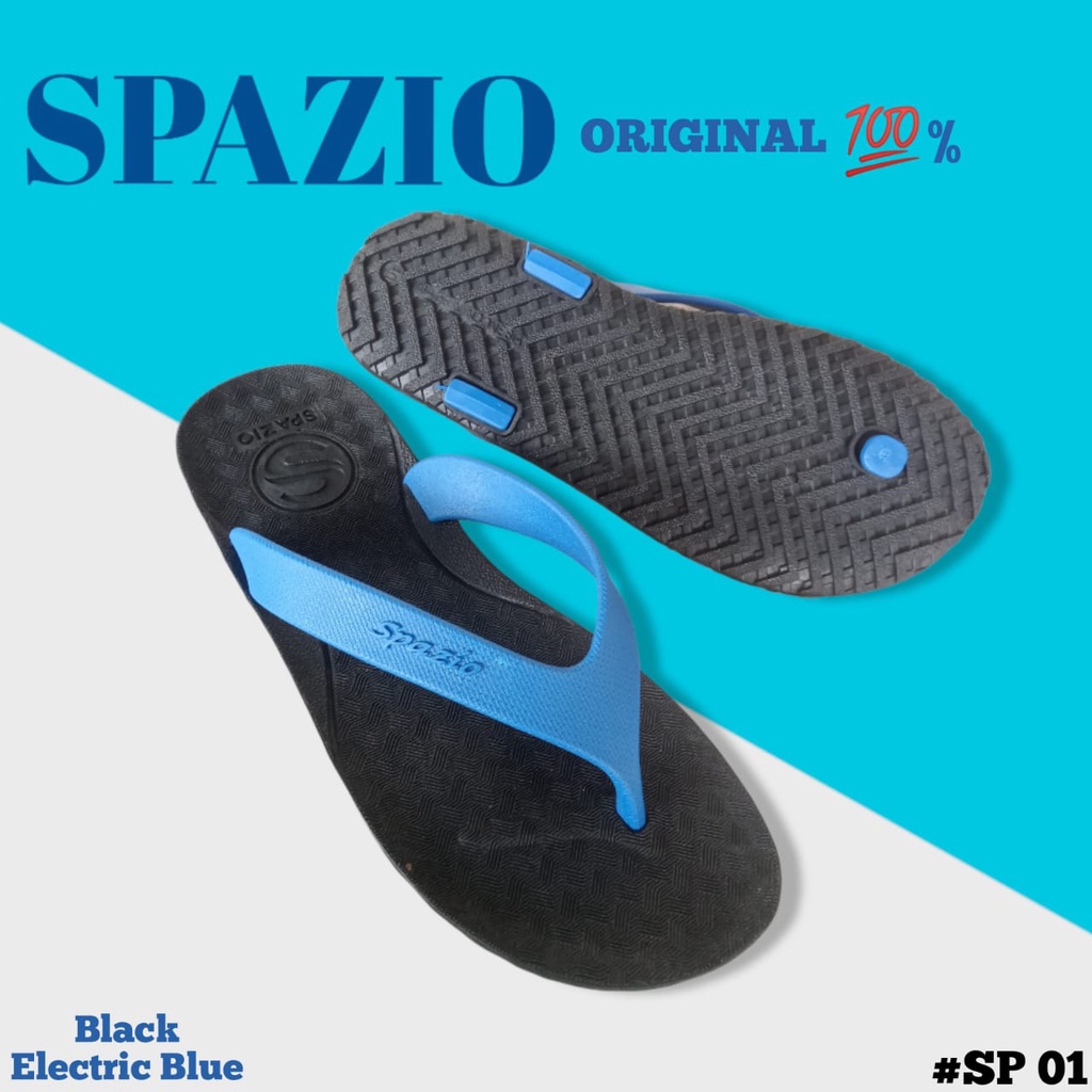 TERLARIS Sandal santai pria bahan karet anti slip super awet SPAZIO 02