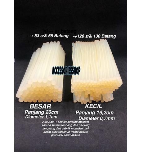 

Kualitas Terupdate Lem bakar lem lilin besar,,kecil per pack (-+1KG)