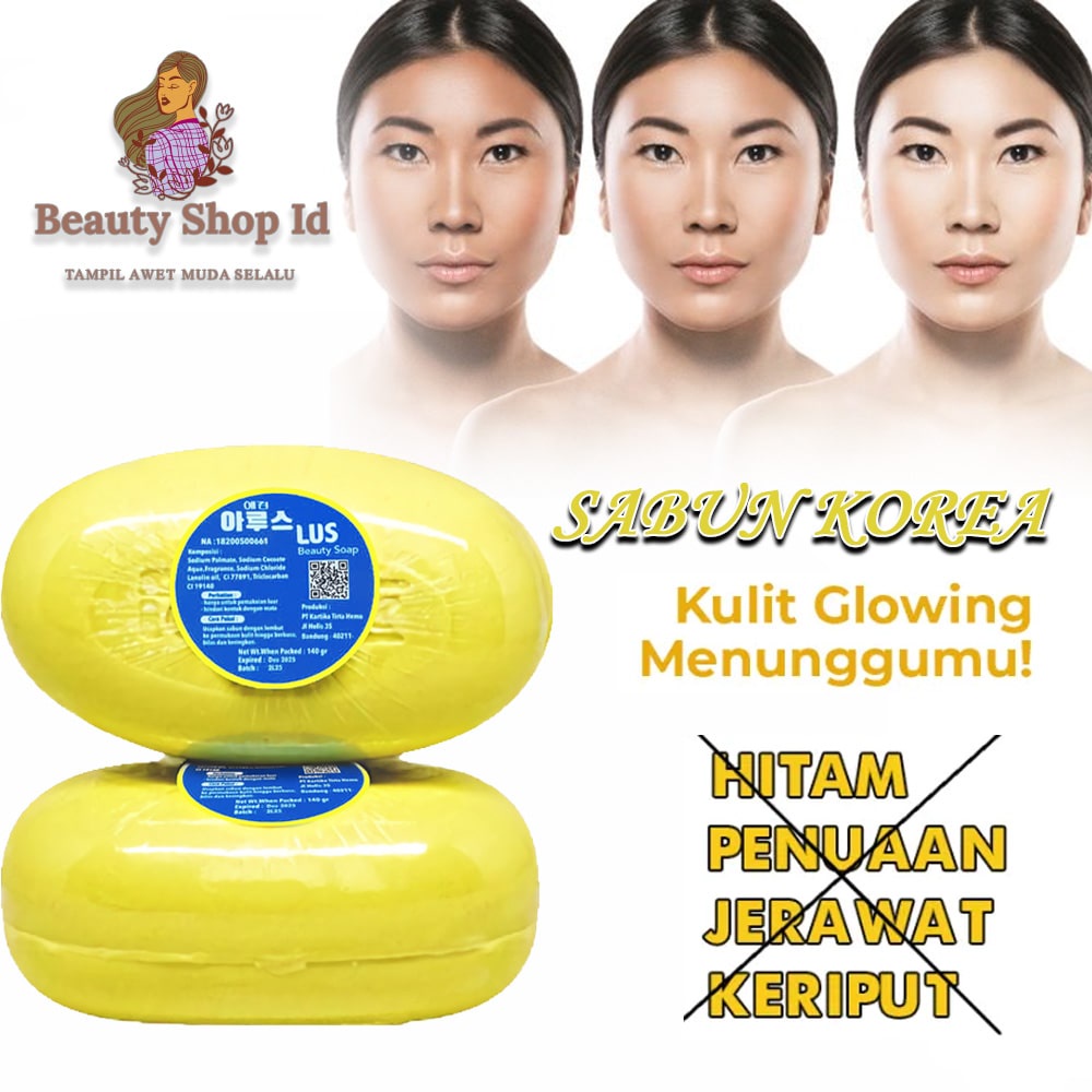 BEAUTY JAYA - COD - Sabun Korea ORIGINAL 100% BPOM - Ampuh Sabun Pemutih Kulit Badan Dan Wajah Glowing dan Harum