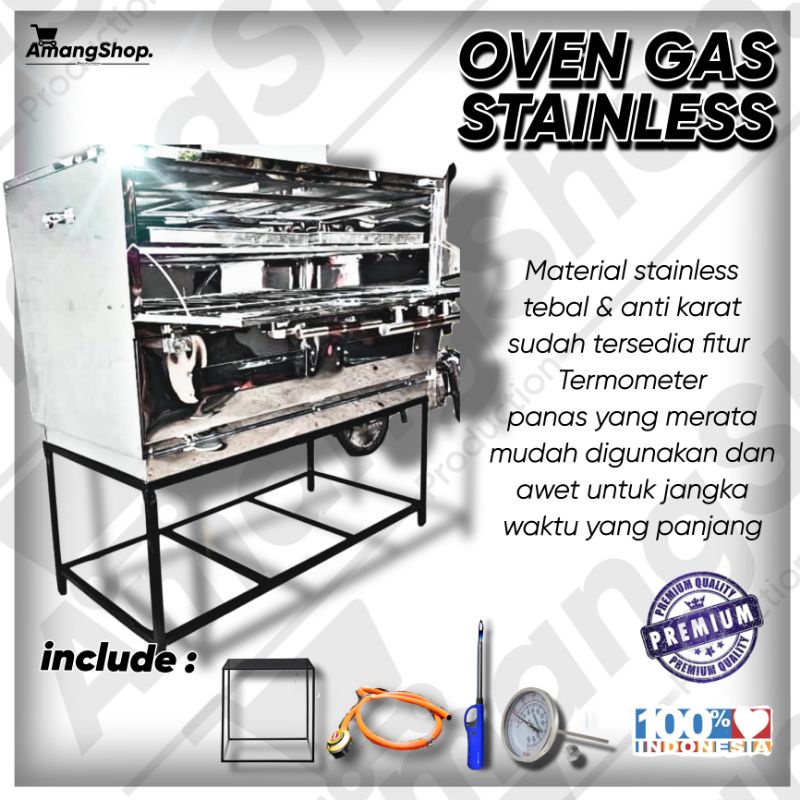 OVEN GAS STAINLESS