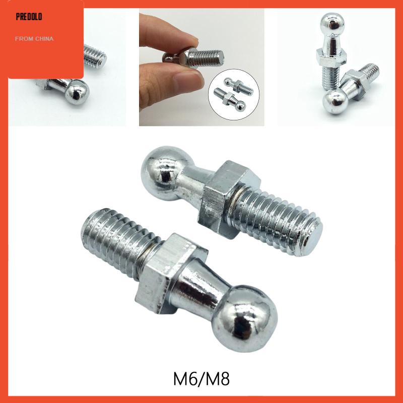 [Predolo] 2pcs Ball Stud Pin Baut Aksesoris Menggantikan Instalasi Mudah 10mm Tahan Lama