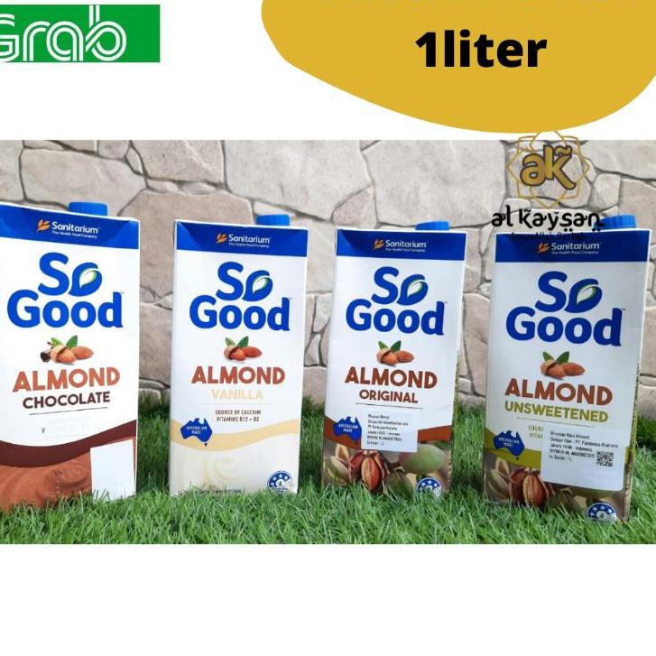 

֍ SUSU ALMOND SO GOOD 1 LITER SEMUA VARIAN ☚