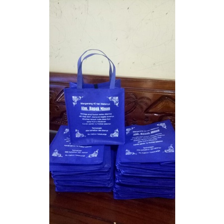

tas sablon/tas hajatan spunbond/tas box nasi