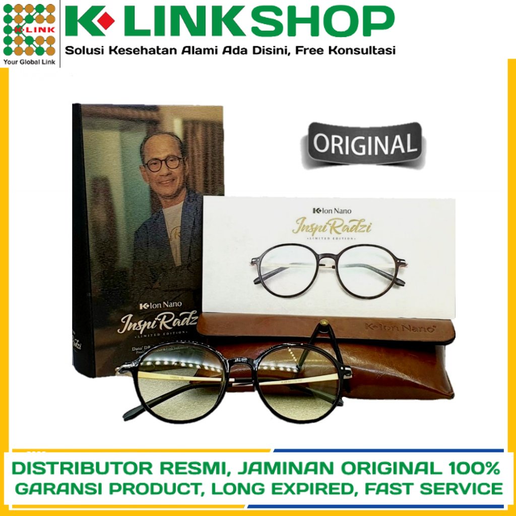 KACAMATA ION NANO 7 INSPIRADZI LIMITED EDITION FRAME KACAMATA ANTI UV & ANTI RADIASI