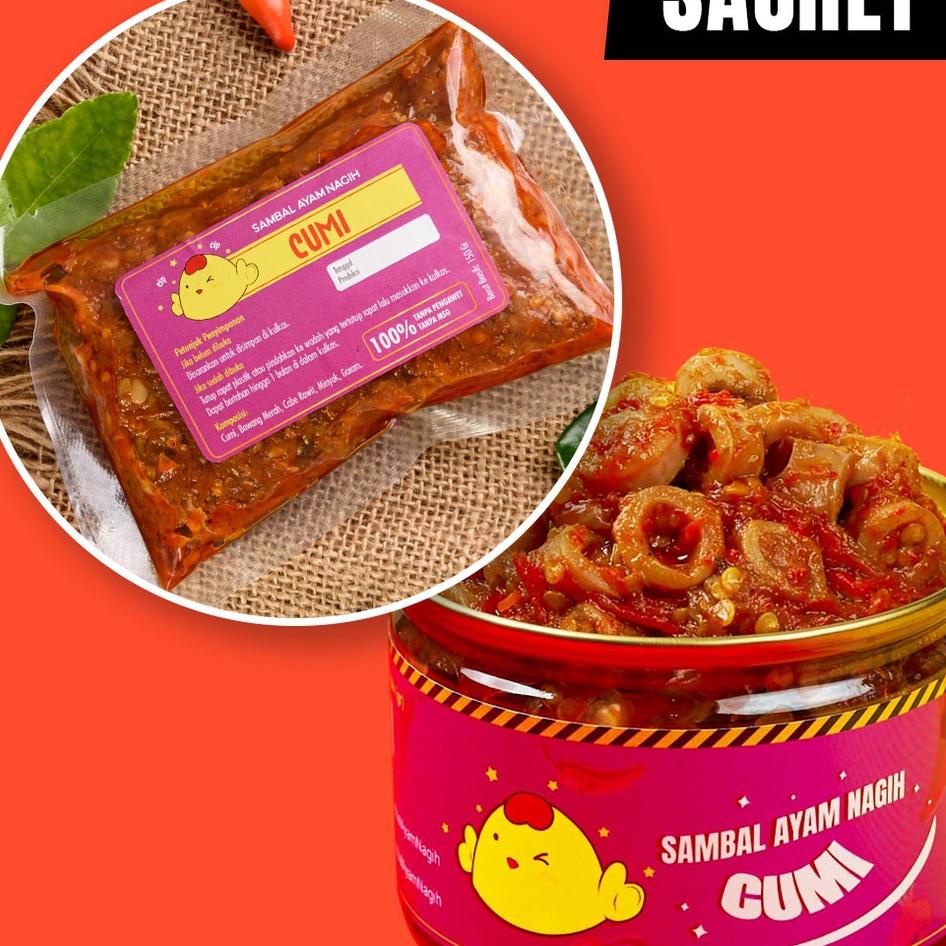 

➮ SAMBAL NAGIH - Sambal Cumi Asin Sachet ۞