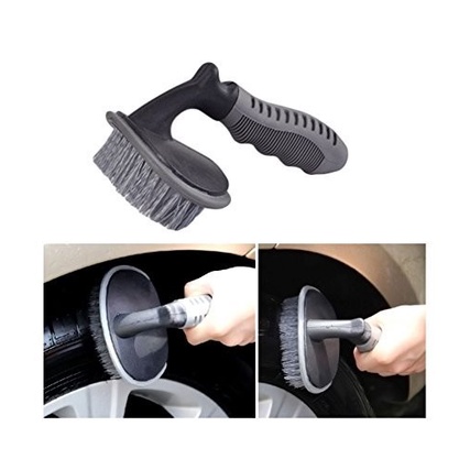 Sikat Velg Ban Roda Tire Brush Tipe T Gagang Semir Sela Mobil Motor