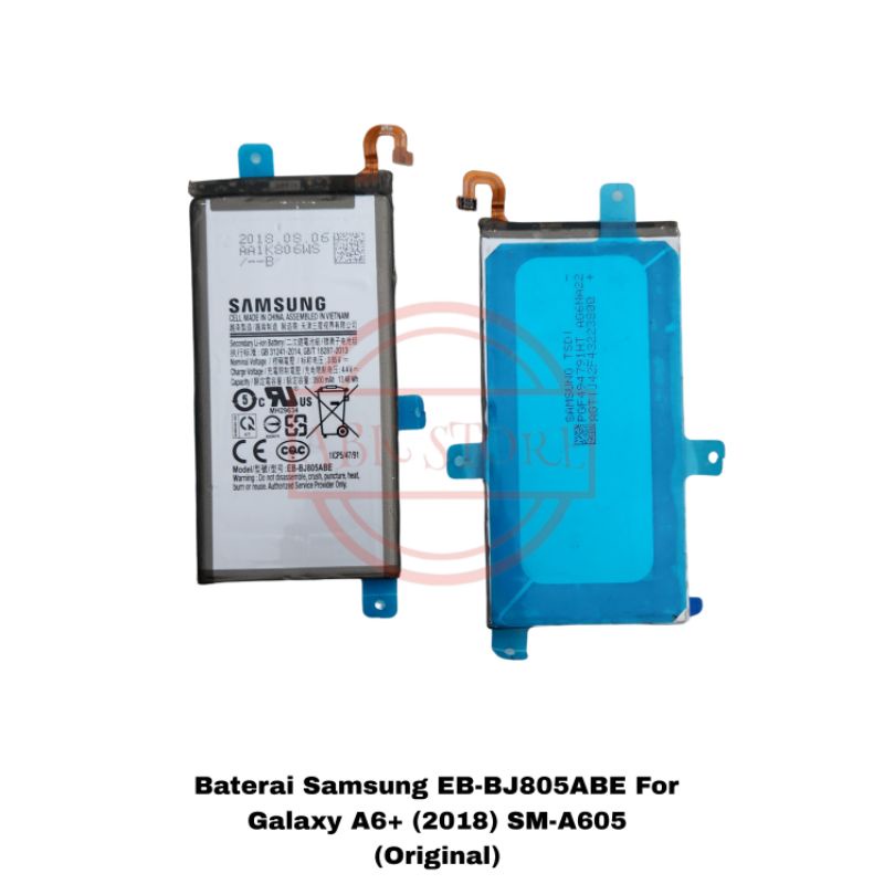 BATERAI BATTERY SAMSUNG EB-BJ805ABE GALAXY A6 PLUS / A6+ A605F ORIGINAL