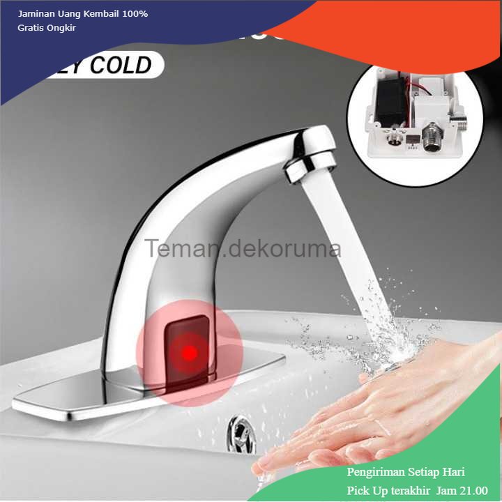 TD - LDG TAOCNSN Keran Wastafel Sensor Otomatis Touchless Bathroom Sink Faucet - HZY-12