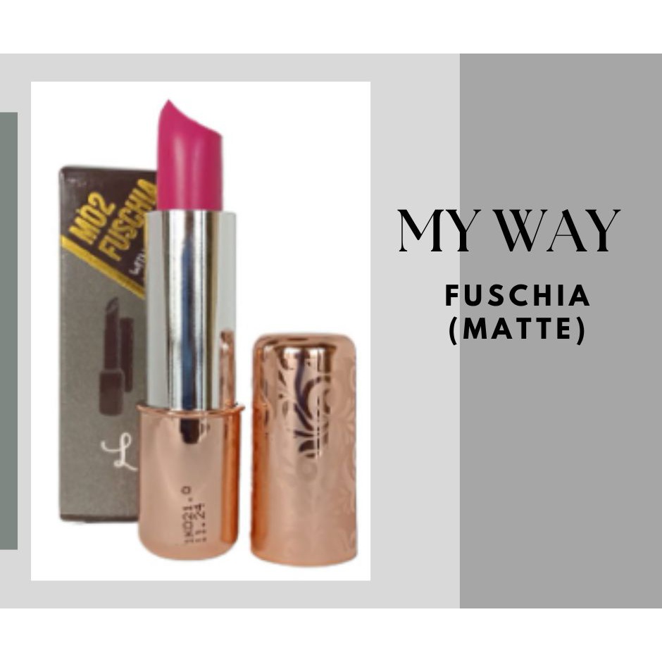 Batrisyia Lipstik - Lipstick gincu lipstik fuschia (matte)