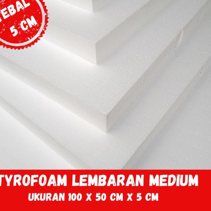 New Update styrofoam lembaran medium 5 cm / sterofoam lembaran 5 cm / papan styrofoam medium 5 cm