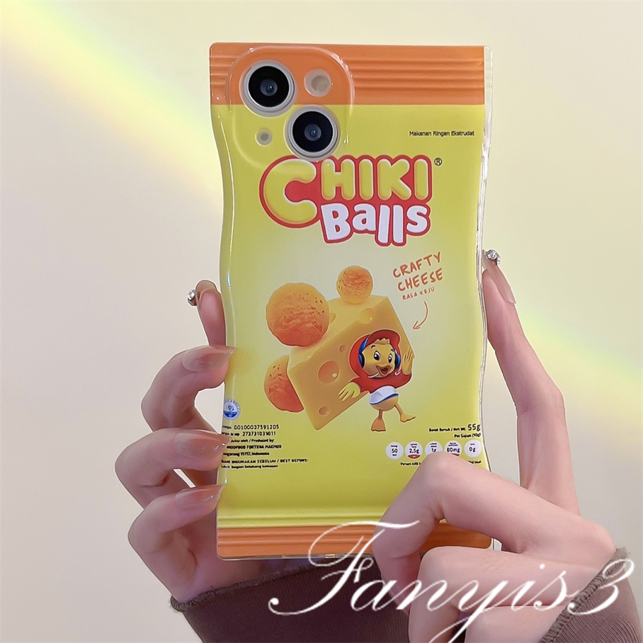 Compatible For iPhone 14 13 12 11 Pro Max X XR Xs Max 8 7 Plus SE 2020 Kompatibel Untuk Milk Cream Cookies Candy Bag Phone Case TPU Soft Cover Pelindung