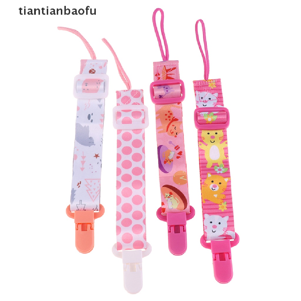 [tiantianbaofu] 1pc Menyesuaikan Dot Bayi Klip Rantai Dummy Holder Penenang Dot Klip Tali Butik