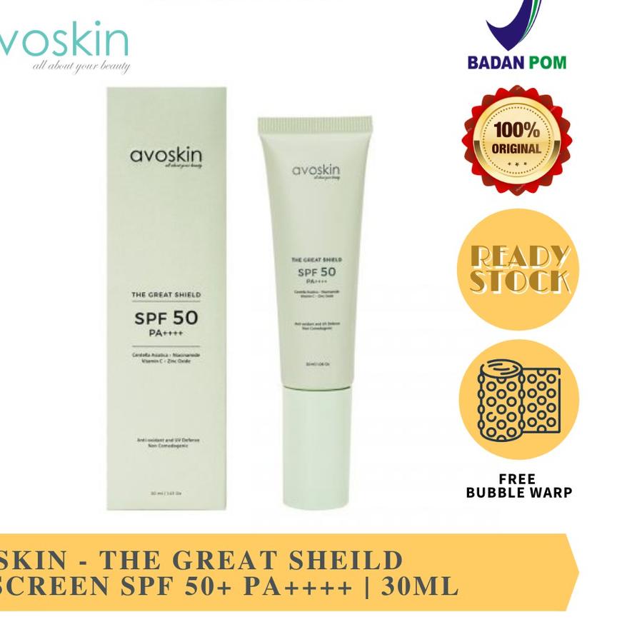 ○ [] - AVOSKIN The Great Shield Sunscreen ➴