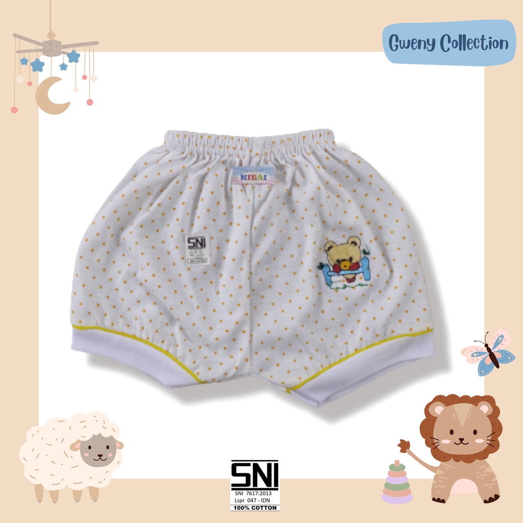 CELANA PENDEK BAYI NEWBORN CELANA PENDEK BAYI &amp; ANAK UNISEX MOTIF POLKA (507)