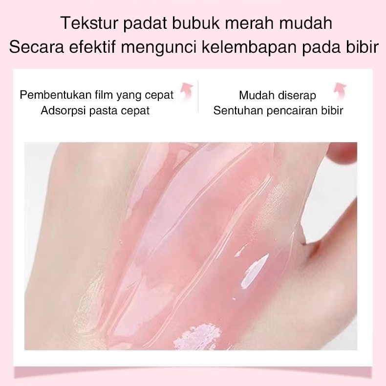 Masker Bibir Pemerah bibir Memperbaiki kulit mati di mulut / warna mulut kusam / perawatan mulut 10g Masker bibir perbaikan minyak mawar Untuk ibu hamil Mengelupas mulut/ Melembabkan bibir