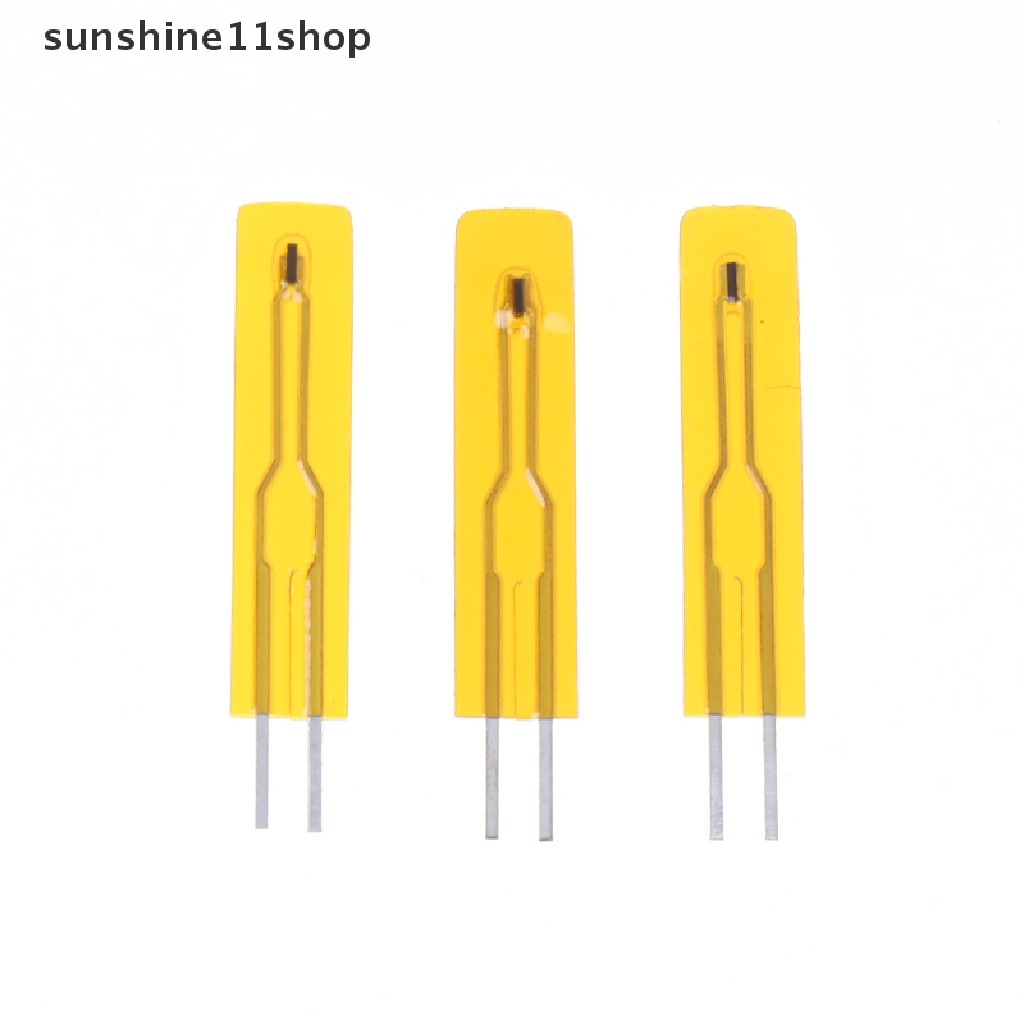 Sho 5pcs Termis Film Tipis NTC 2.5cm 338010k 50K 100K MF5B Smd1% Sensor Suhu N