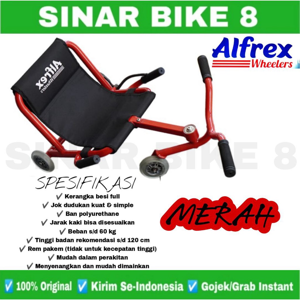 Mainan Anak Sepeda Roda Tiga ALFREX WHELELERS