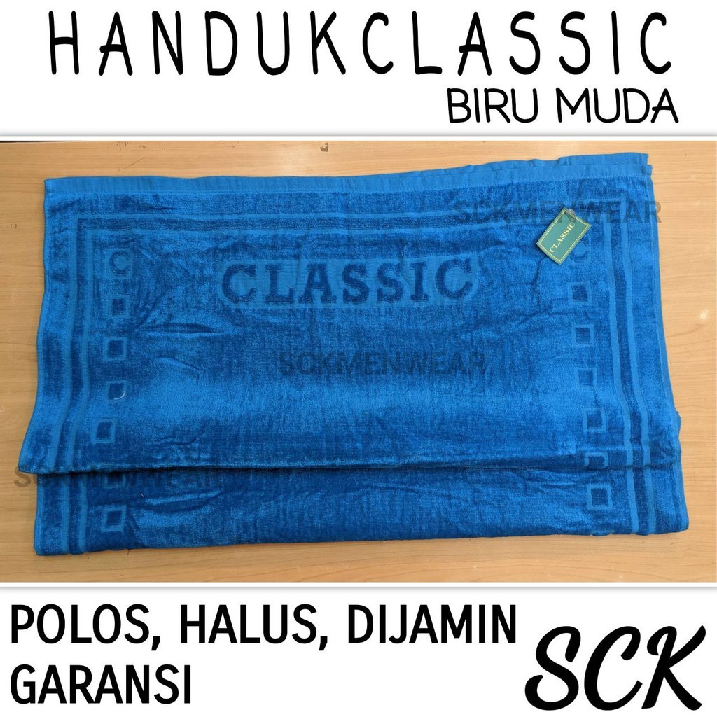 Handuk Jumbo Hotel CLASSIC 160 X 80 cm Tebal Besar Polos / Perlengkapan Mandi Pria Wanita Dewasa  - sckmenwear GROSIR