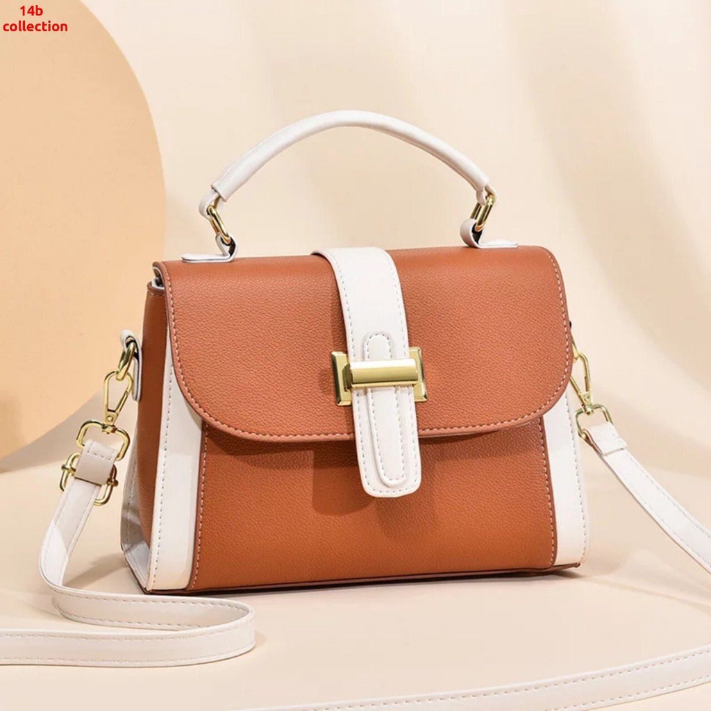 TAS SELEMPANG WANITA KULIT  IMPORT  BATAM MURAH FASHION KOREA BRANDED  CEWEK/terbaru slingbag wanita tas fashion wanita tas import