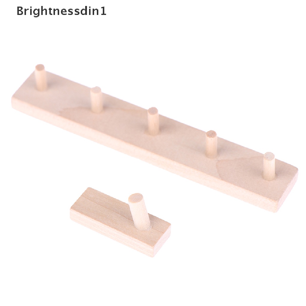 [Brightnessdin1] 1per12rumah Boneka Miniatur Rak Gantungan Dinding Model Aksesoris Furniture Butik