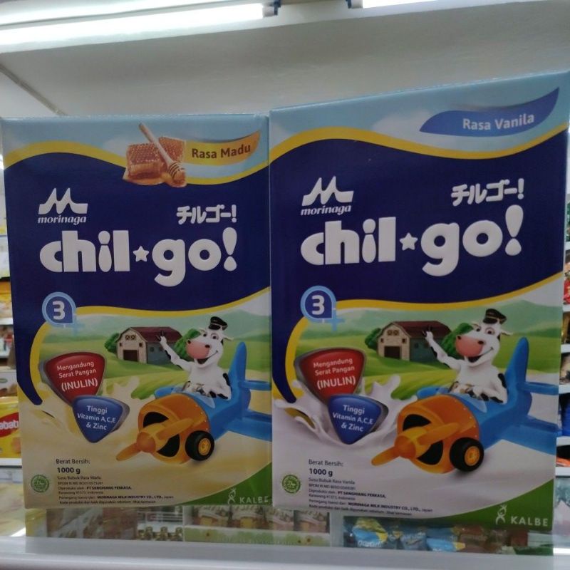 morinaga CHIL*GO 3+ madu/vanila 1000gr