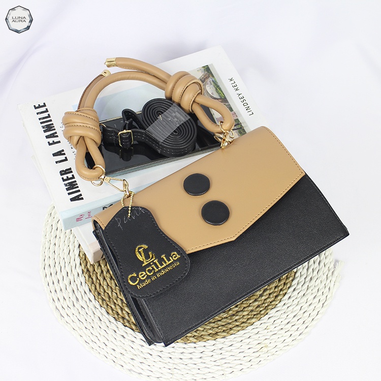 Luna Aura Tas Selempang Wanita Davina Sumbu Tas Jinjing Wanita Kekinian Tas Wanita ootd