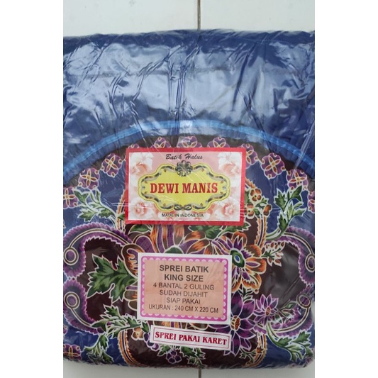 sprei batik ratna jaya B4/sprei batik jumbo 200 x 200