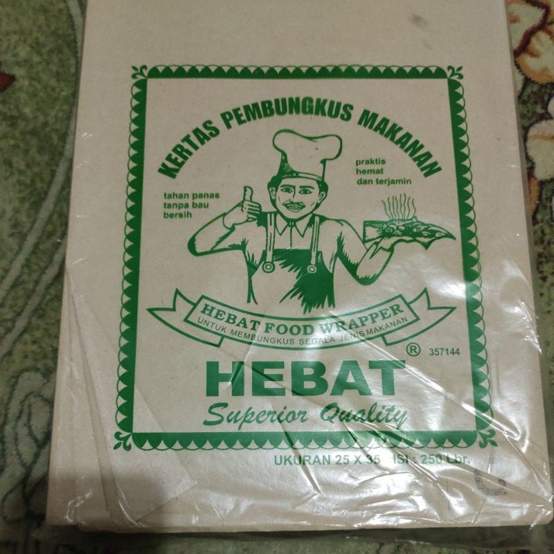 

kertas nasi hebat hijau kotak