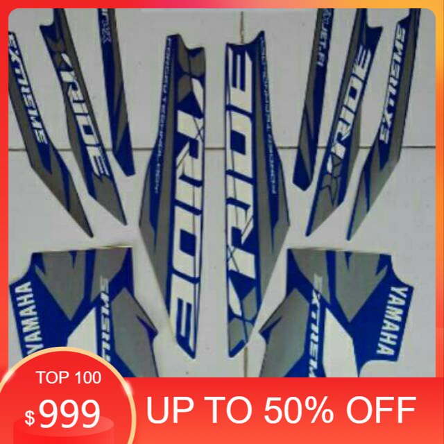 COVER Stiker X Ride 2014 biru BERKUALITAS SUPER