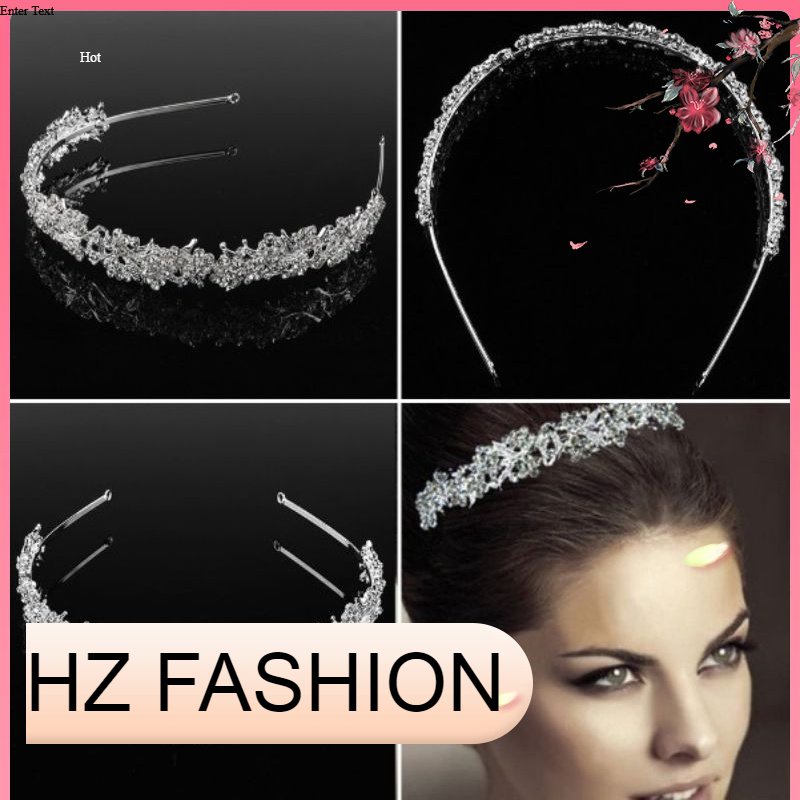 Mahkota bando hiasan aksesoris kepala wanita hijab jilbab rambut model korea