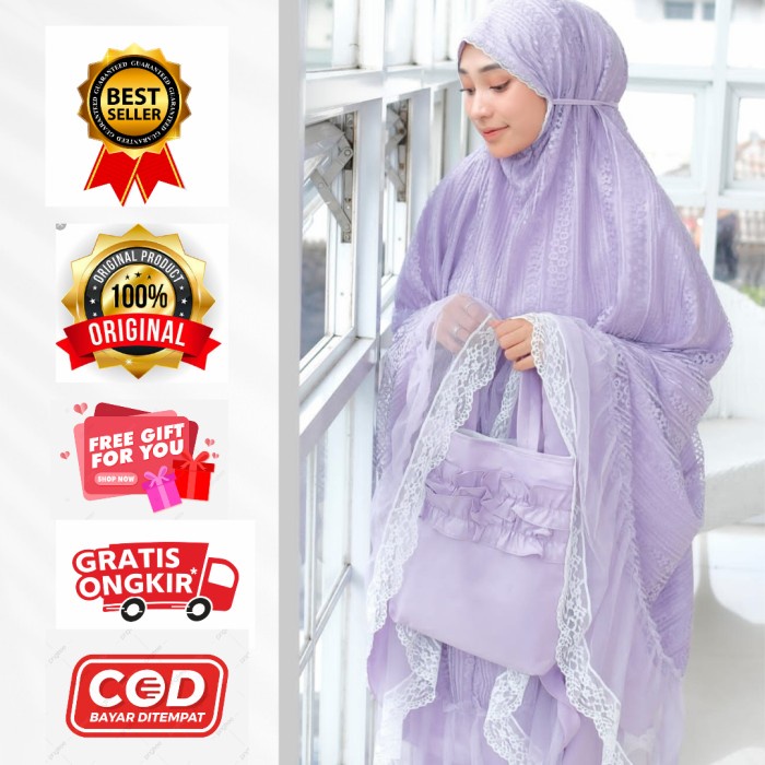 Mukena Swiss Dalanova Terbaru 2022 Mukena Dewasa Premium Original 100%