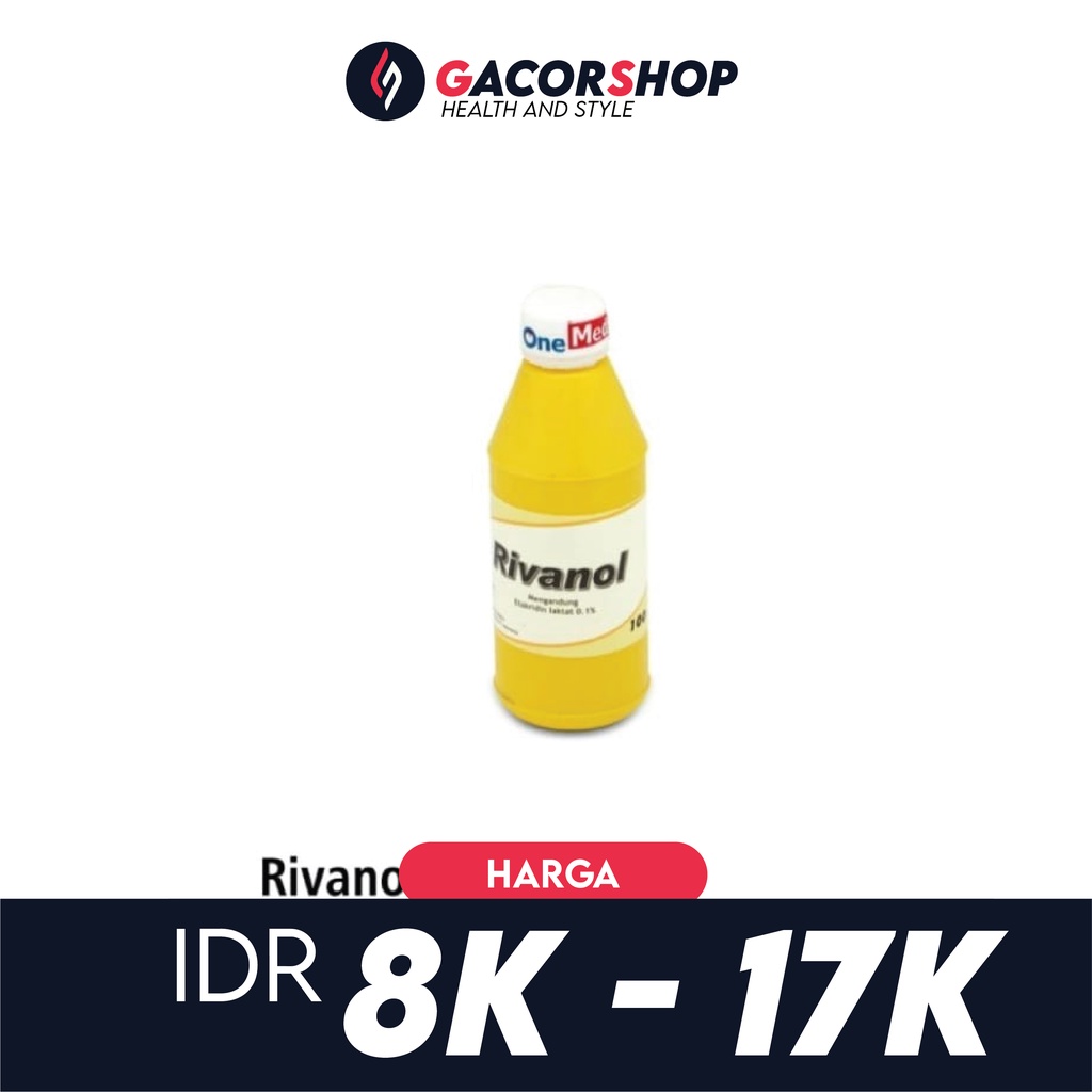 RIVANOL, cairan pembersih, pengering dan penyembuh luka kucing & anjing