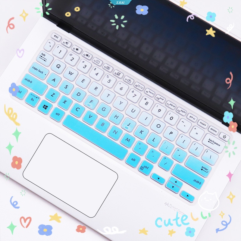 Cover Keyboard Silikon Inggris Cocok Untuk Asus 14 &quot;Bahan Ultra Tipis Untuk Asus Adol Y406u Waterproof Protective Film [ZK]