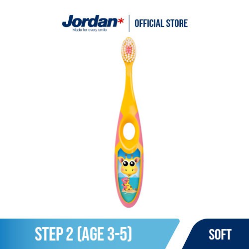 Jordan Oral Care Kids Step 2 Soft - Sikat Gigi Anak