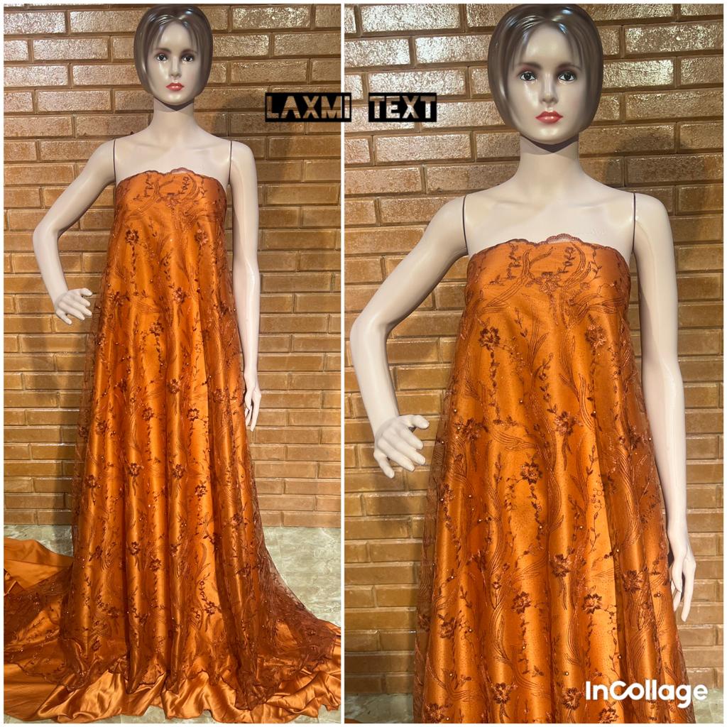 Kain tile akar mutiara /bahan Tulle akar / cocok untuk dress gaun seragaman dll TERBARU